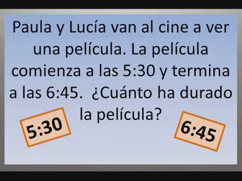 problemas de horas minutos y segundos 3o primaria