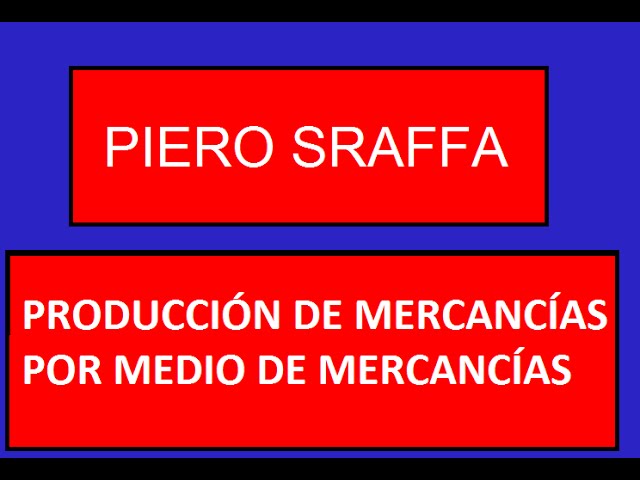 producción de mercancías por medio de mercancías