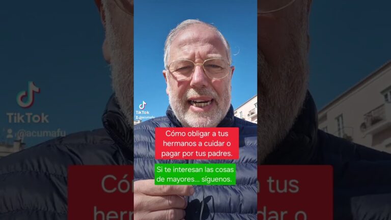 pueden mis hermanos obligarme a cuidar de mi madre