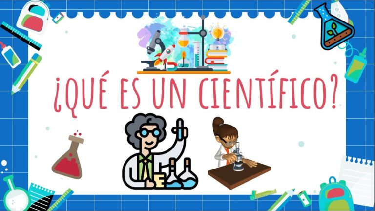 que es un cientifico definicion para niños