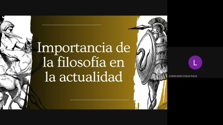 que importancia tiene la filosofia en la actualidad