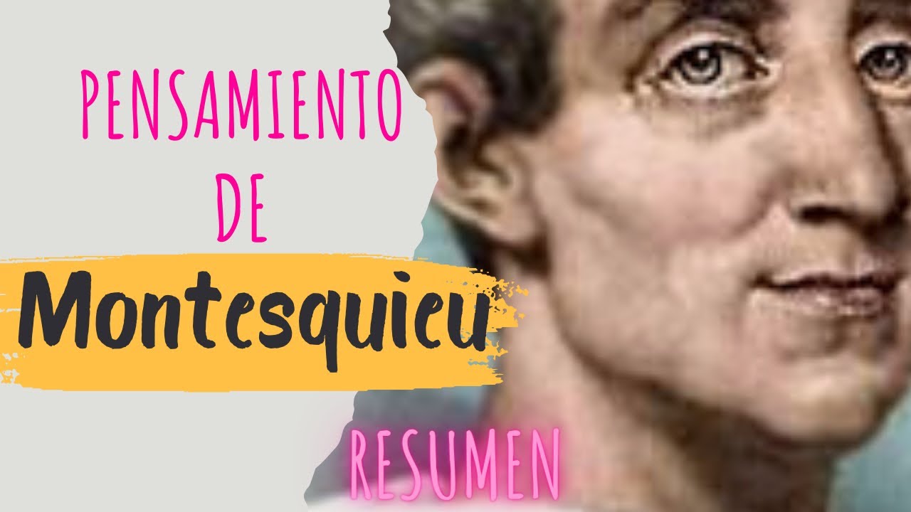 que pensador frances plantea la separacion de poderes