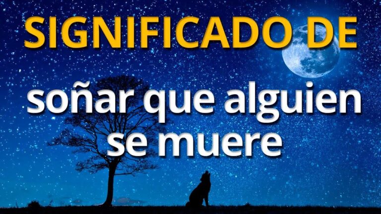 que se dice cuando se muere alguien