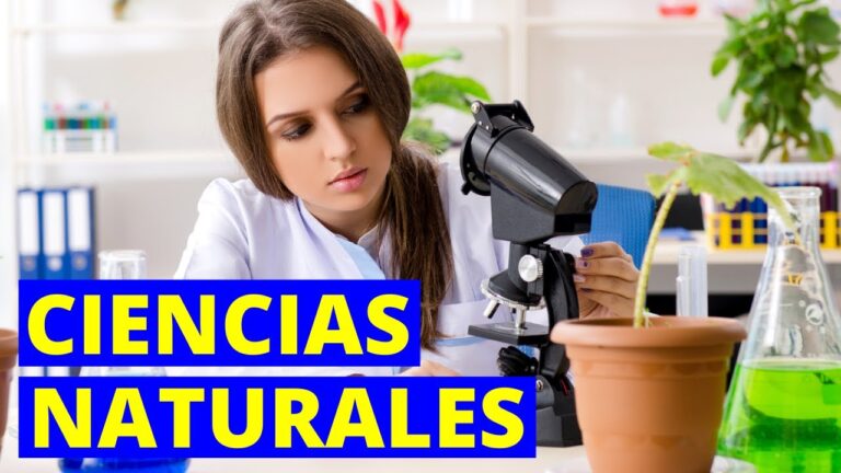 que son las ciencias naturales y cuales son