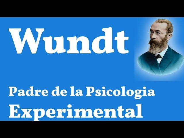 quien es el padre de la psicologia experimental