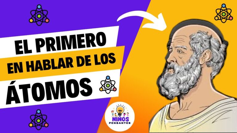 quien fue el primero en hablar del atomo