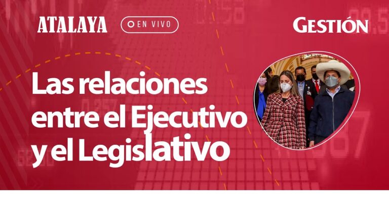 relacion entre el poder ejecutivo y legislativo
