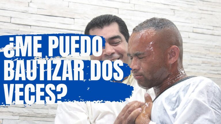se puede bautizar dos veces en la iglesia evangelica