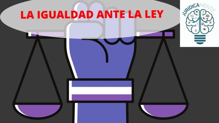 todas las personas son iguales ante la ley
