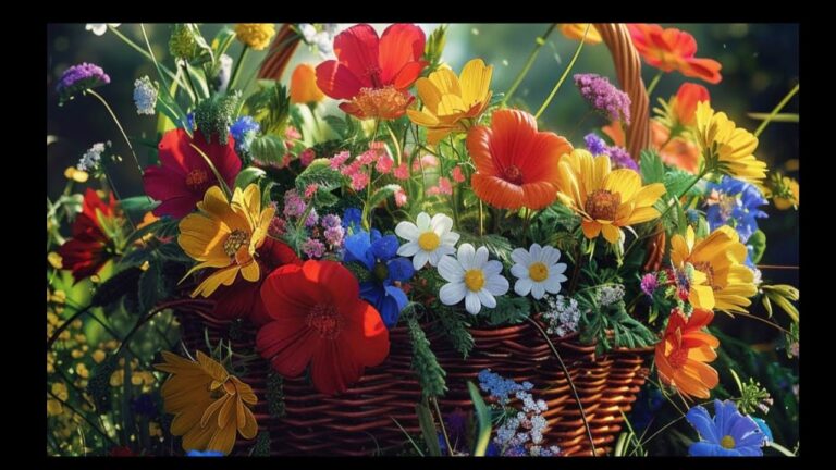 trilogía del jardín dalia azul rosa negra lirio rojo